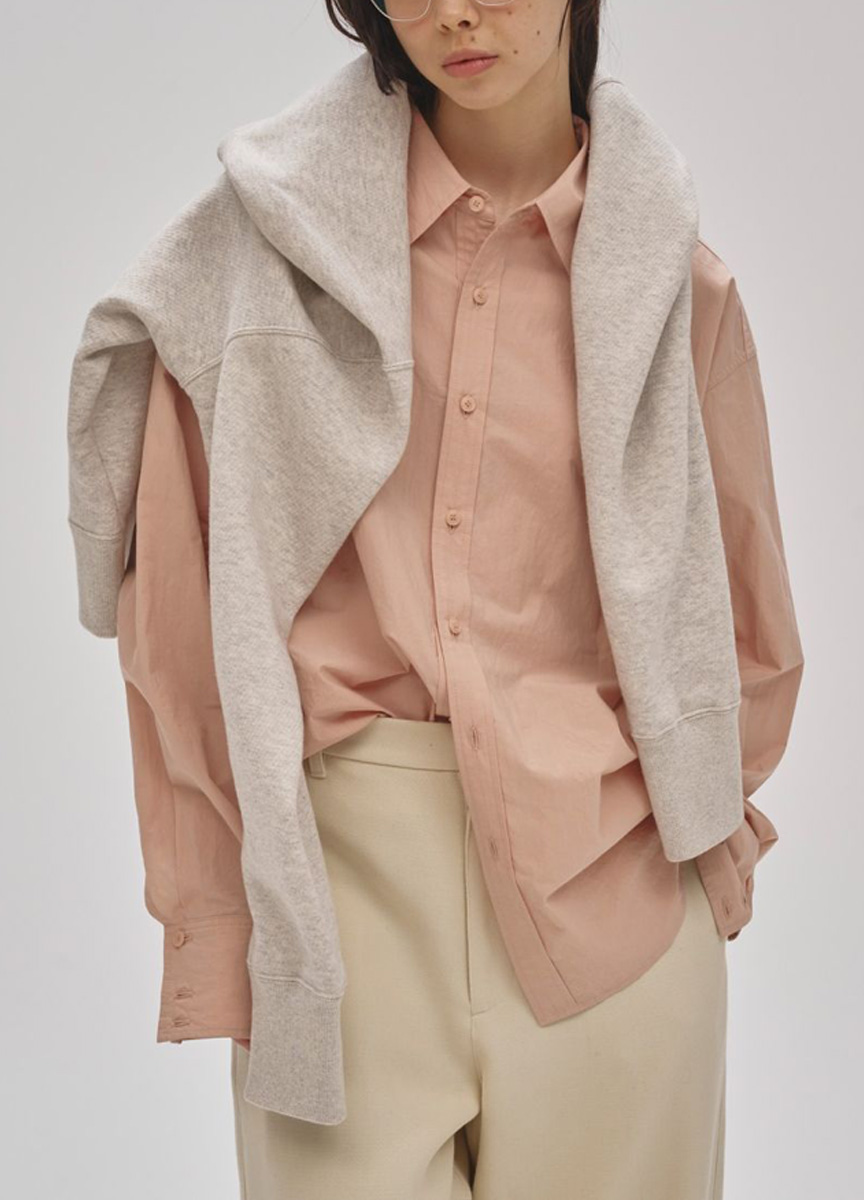 簡約質感長版襯衫